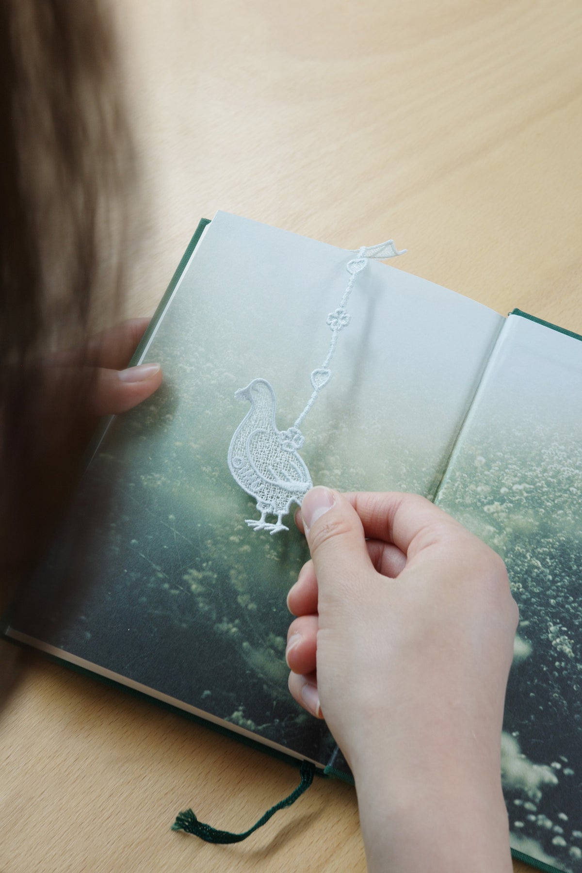 Colour Thread Bookmark - Messenger Pigeon