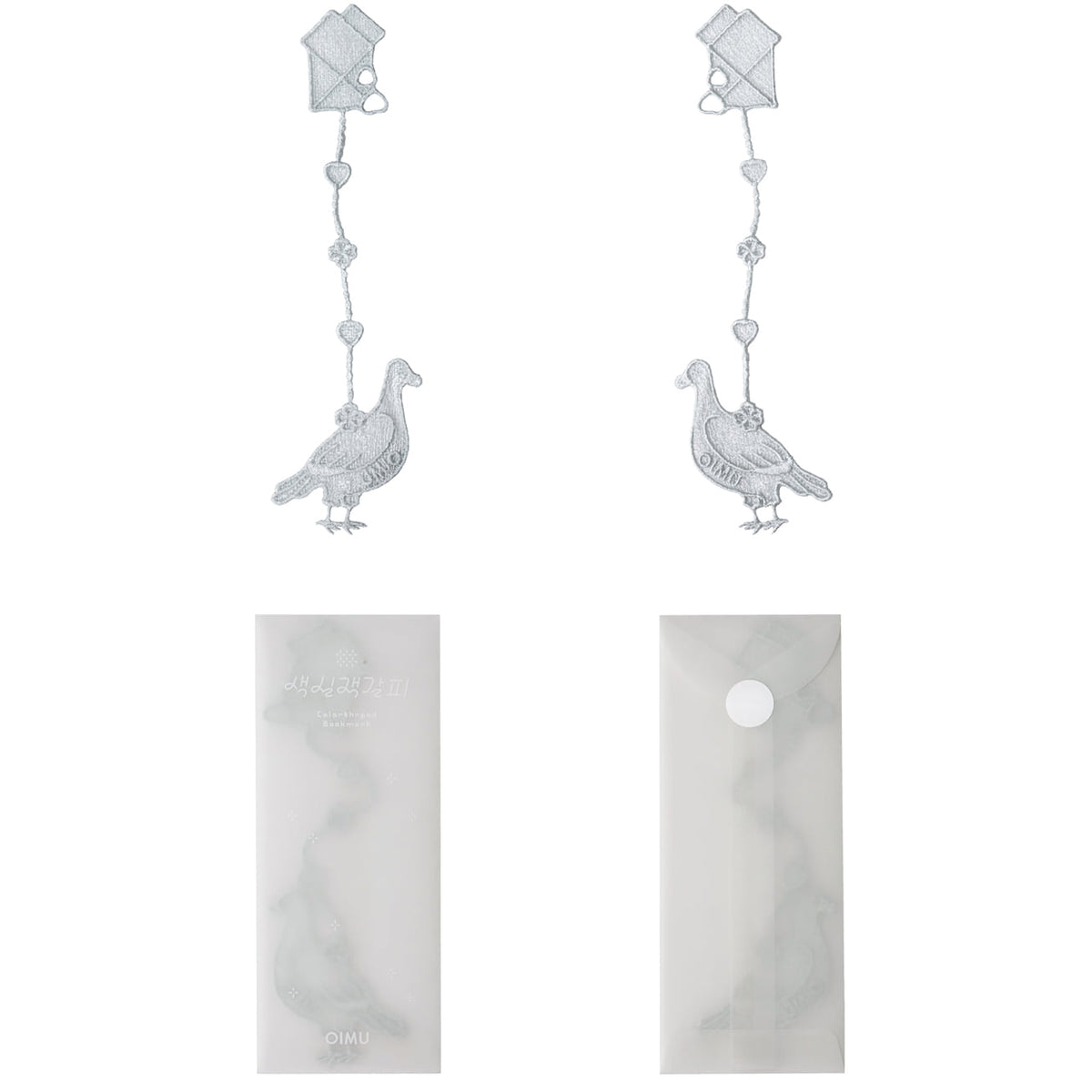 Colour Thread Bookmark - Messenger Pigeon