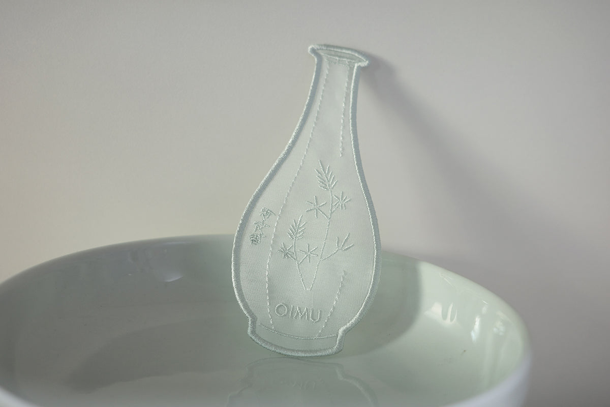 Colour Shape Bookmark - White Porcelain