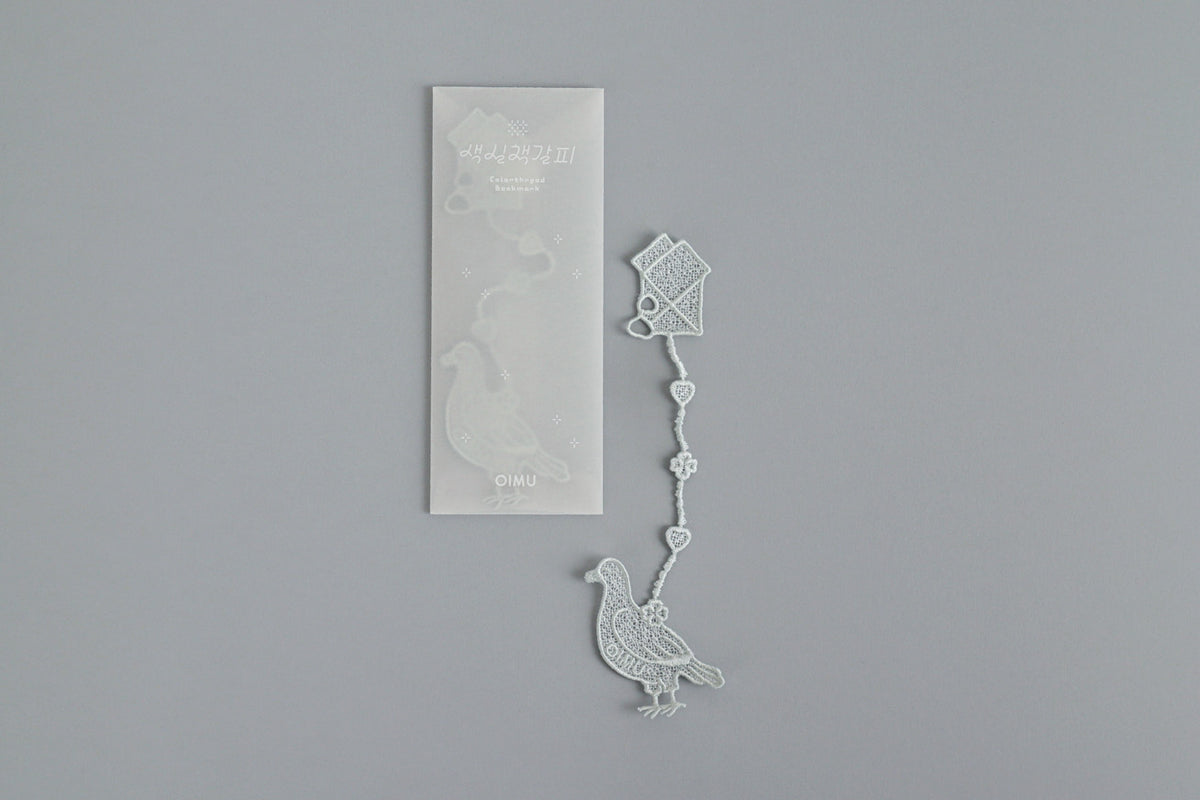 Colour Thread Bookmark - Messenger Pigeon