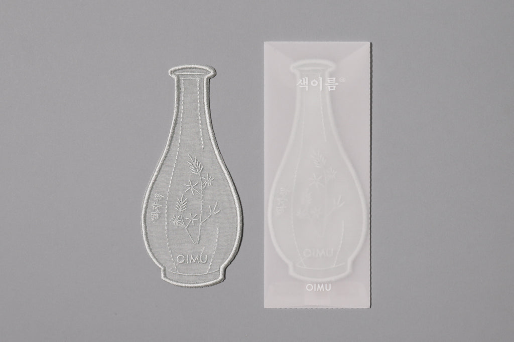 Colour Shape Bookmark - White Porcelain