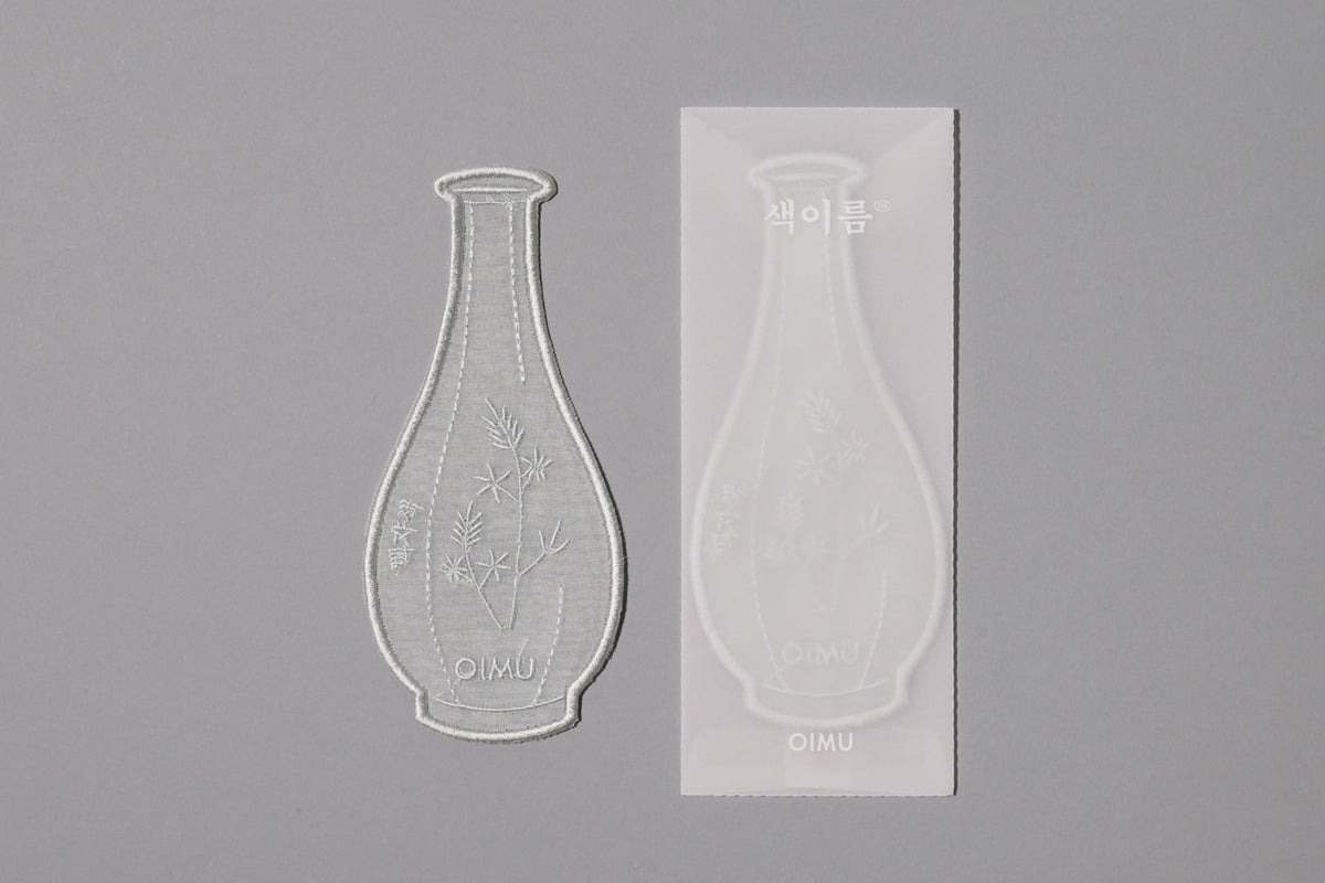 Colour Shape Bookmark - White Porcelain