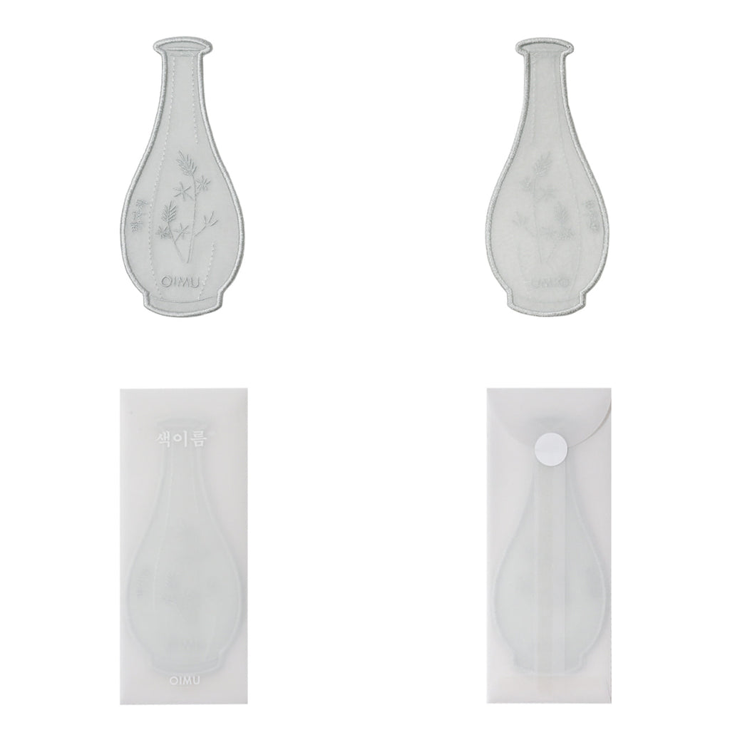 Colour Shape Bookmark - White Porcelain