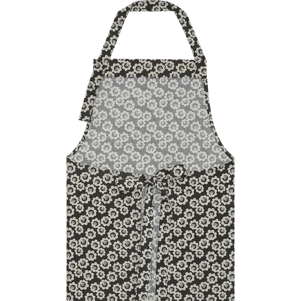 Black Pansy Long Apron