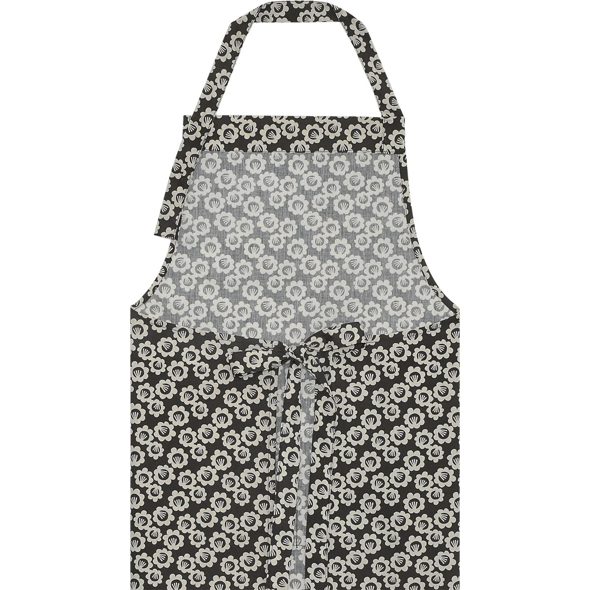 Black Pansy Long Apron