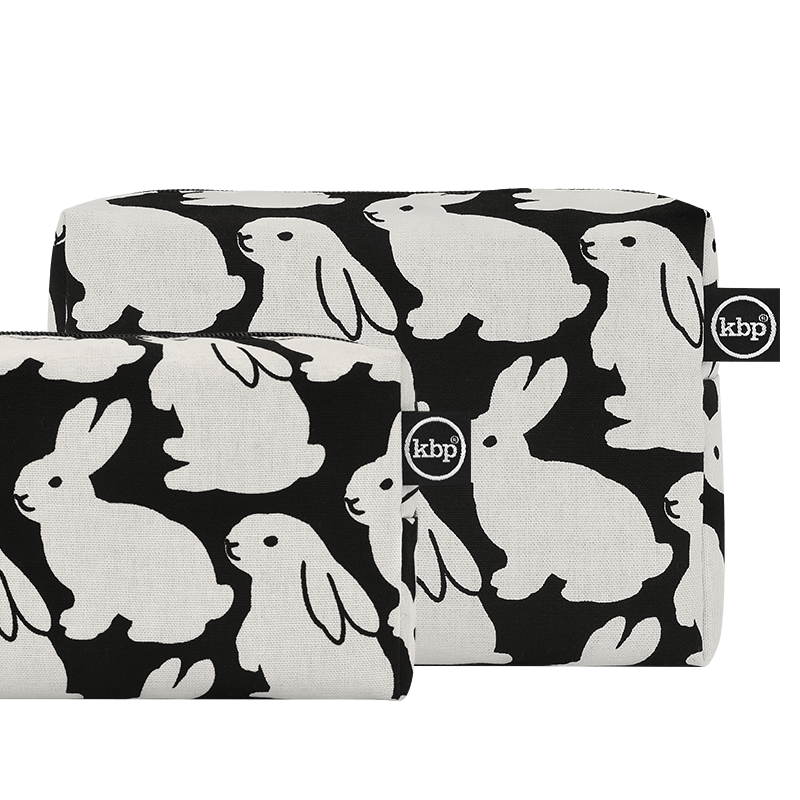 Little Black Bunnies Box Pouch