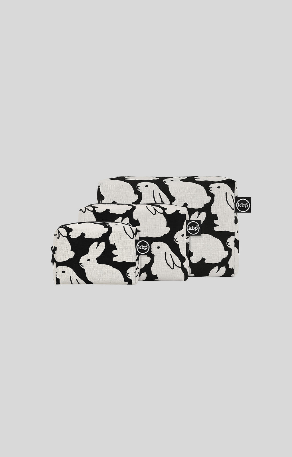 Little Black Bunnies Box Pouch