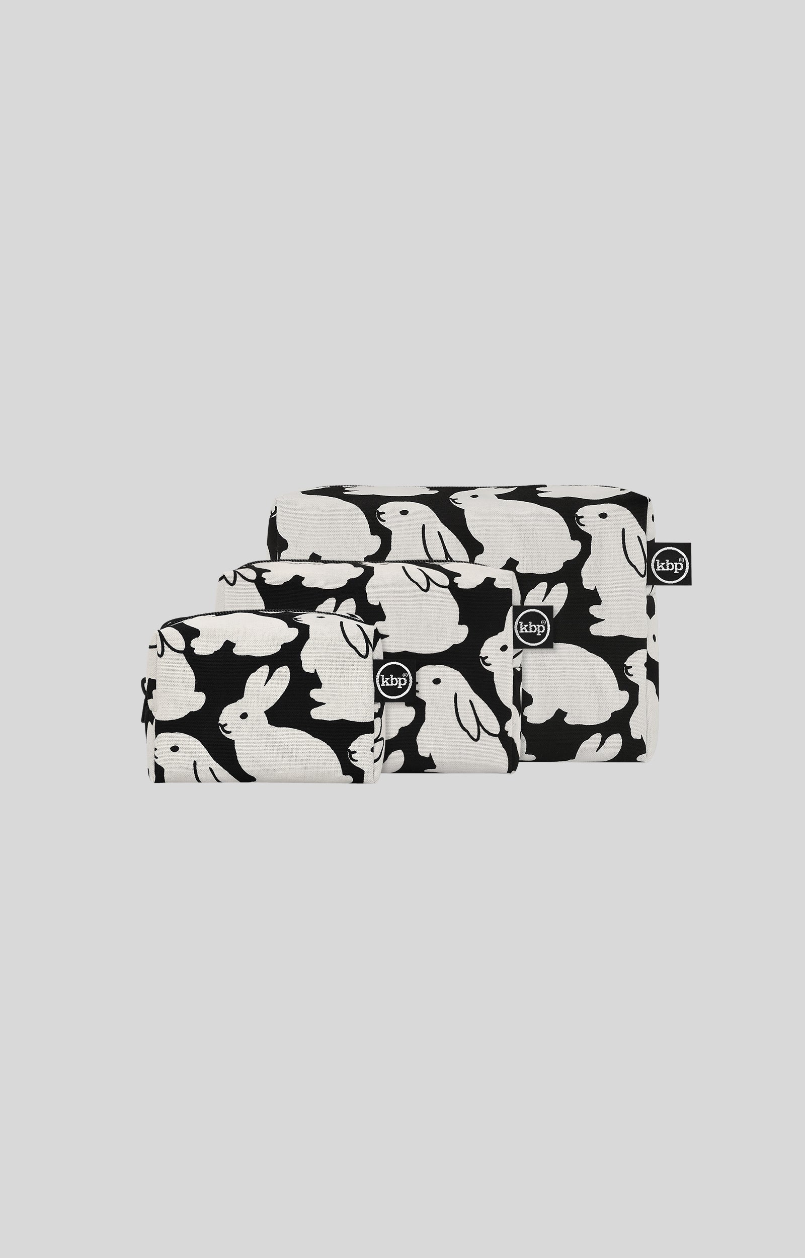 Little Black Bunnies Box Pouch