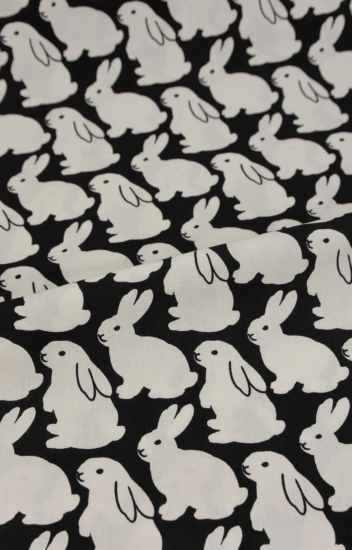Little Black Bunnies Tissue Box Cover - Cube