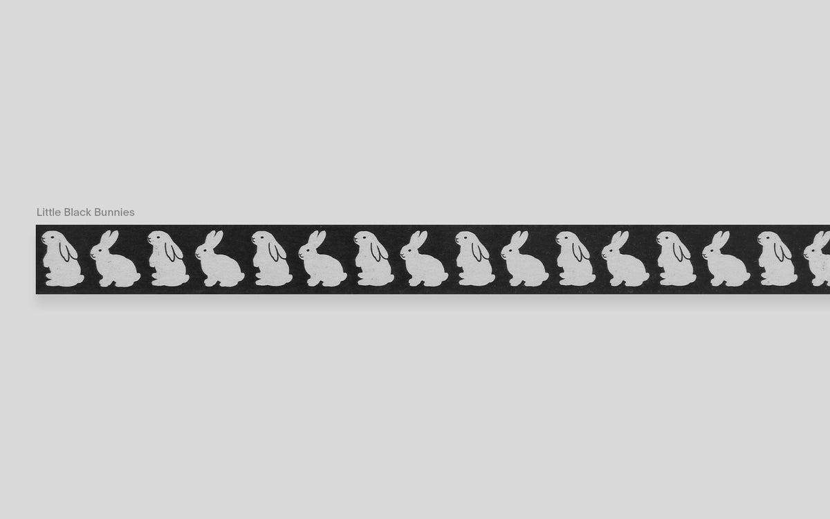 Masking Tape - Little Black Bunnies