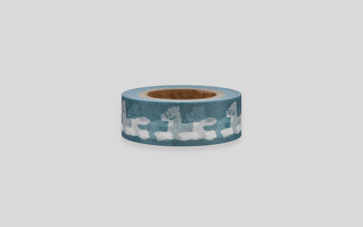 Masking Tape - Happy Pony Skyblue