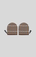 Miller Reverse Brown Oven Gloves