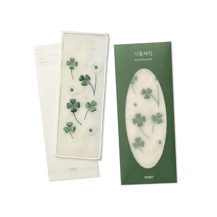 Plant Collecting Bookmark - Clover