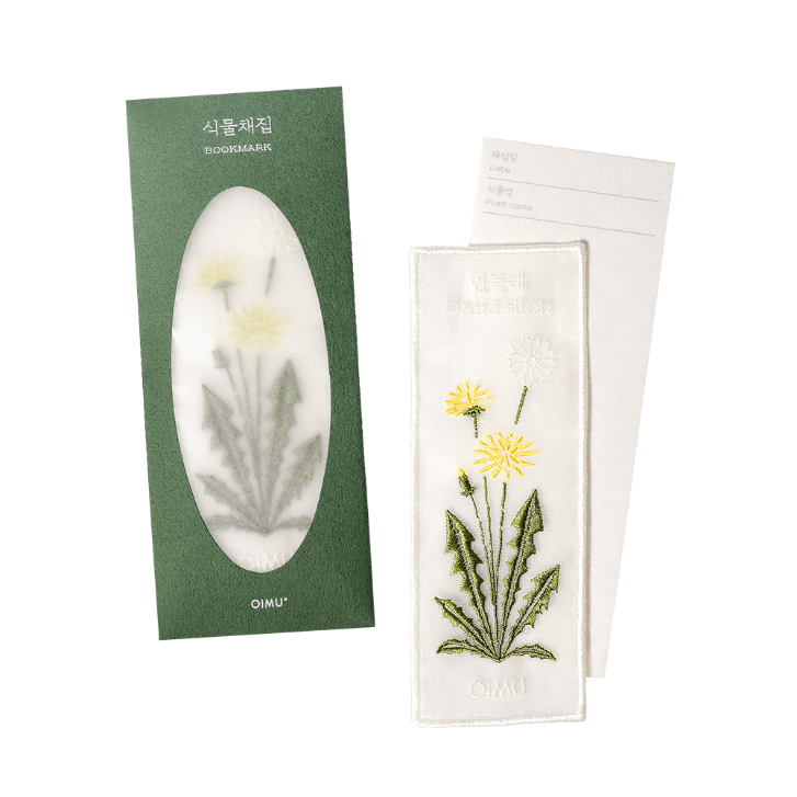 Plant Collecting Bookmark - Dandelion