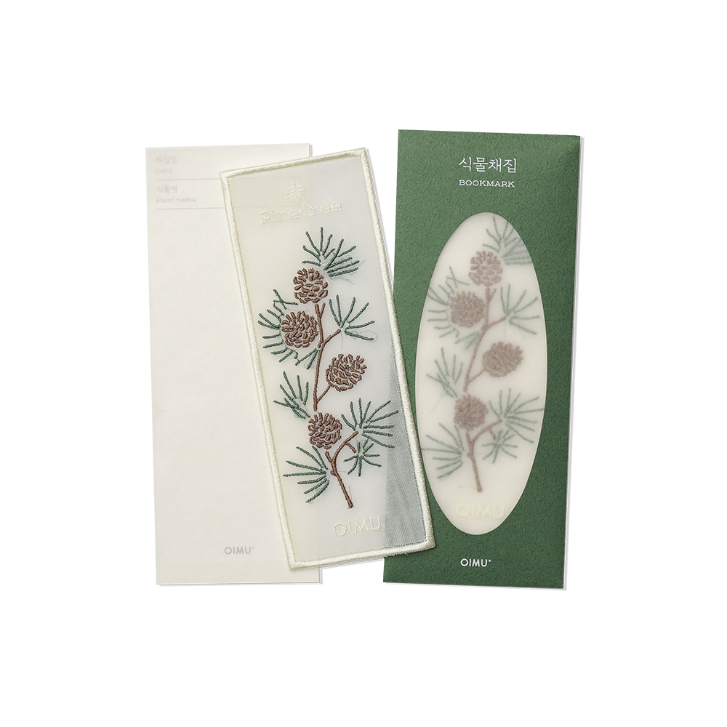 Plant Collecting Bookmark - Pine Tree