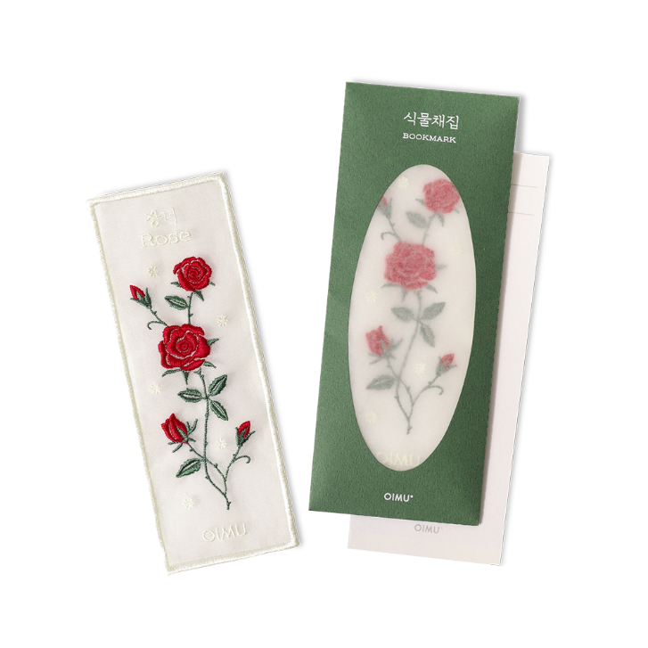 Plant Collecting Bookmark - Rose