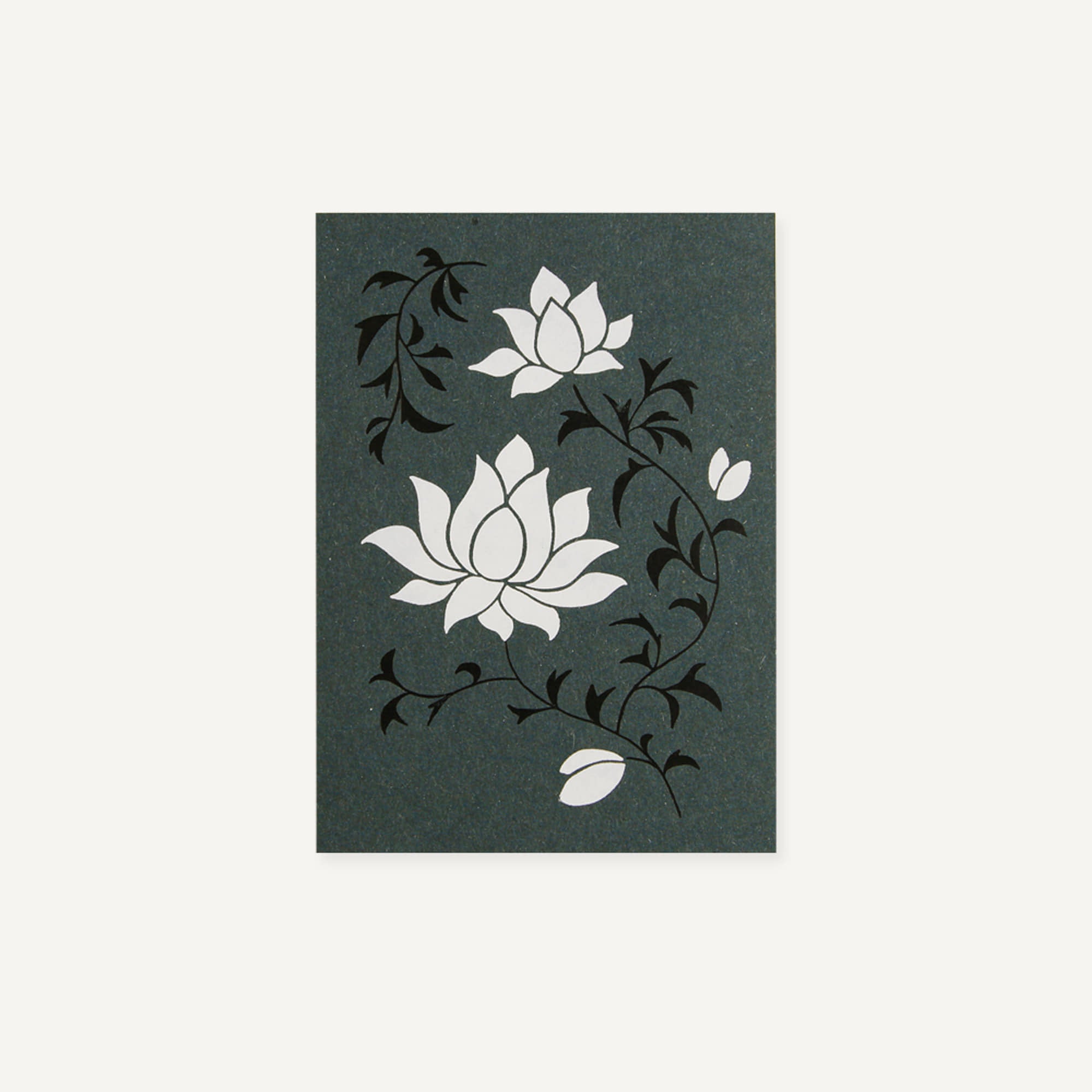 Celadon Lotus Postcard & Child Sticker Set
