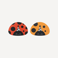 Red & Orange Ladybird Card (Set of 2)