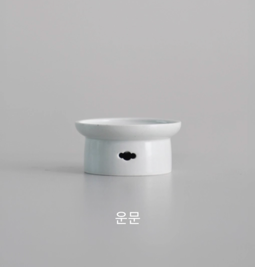Footed Mini Plate - Cloud