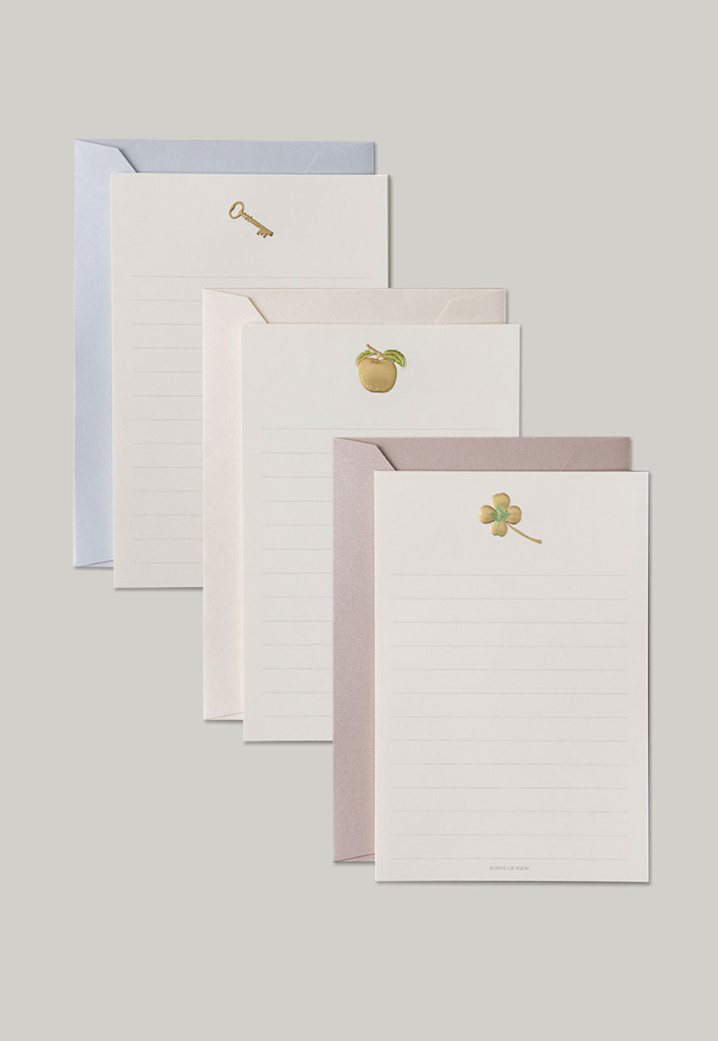 Guilded Press Letter Set