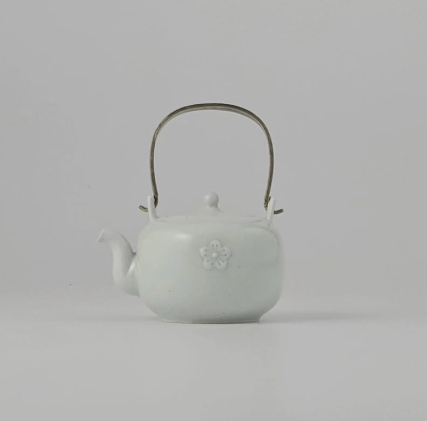 Top-Handled Teapot - Plum Blossom Relief